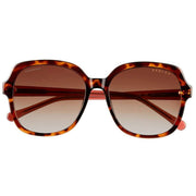 Radley London Glam Oversized Round Sunglasses - Brown Tort