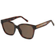 Radley London Square Eye Textured Temple Sunglasses - Brown Tort