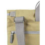 Roka Blackfriars M Large Recycled Canvas Messenger Bag - Khaki Brown