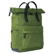 Roka Canfield B Medium Black Label Recycled Nylon Backpack - Avocado Green