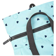 Roka Canfield B Small Recycled Canvas Backpack - Blue/Blue Hearts