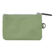 Roka Carnaby Small Black Label Recycled Canvas Wallet - Granite Green
