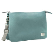 Roka Carnaby XL Recycled Canvas Crossbody Bag - Sage Blue