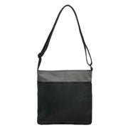 Roka Kennington B Medium Creative Waste Two Tone Recycled Nylon Crossbody Bag - Black/Graphite Grey