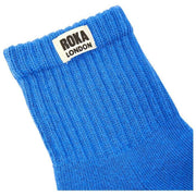 Roka Windsor Solid Crew Socks  - Malibu Blue
