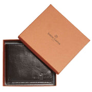 Simon Carter Blue Edge Wallet - Black/Pale Blue