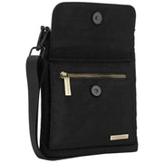 Smith and Canova Portrait Nylon Crossbody Bag - Black