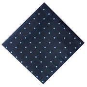 Sophos Polka Dot Pocket Square - Navy/Blue