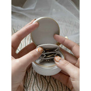 Stackers Oyster Travel Jewellery Box - White Pebble