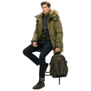 Superdry & Co Tarp Embroidered Rucksack - Olive Green
