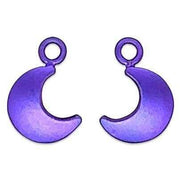 Ti2 Titanium Moon Charms - Purple