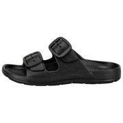 Totes SOLBOUNCE Double Buckle Sliders - Black