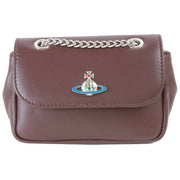 Vivienne Westwood Nappa Small Chain Purse Bag - Brown