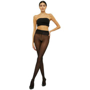 Wolford Neon Semi-Sheer 40 Denier Tights - Black