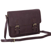 Ashwood Leather Chelsea Veg Tan Josh Satchel Bag - Brown