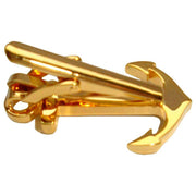 Bassin and Brown Anchor Tie Bar - Gold