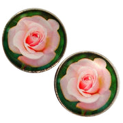 Bassin and Brown Rose Cufflinks - Pink