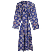 Bown of London Gatsby Paisley Print Cotton Robe - Blue