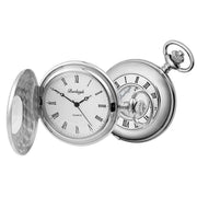 Burleigh Albert Quartz Pocket Watch - Silver