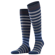 Burlington Blackpool Knee High Socks - Dark Blue Mel