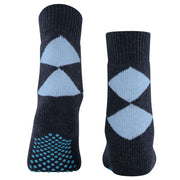 Burlington Cosy Argyle Socks - Midnight Blue