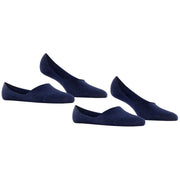 Burlington Everyday Invisible 2 Pack Socks - Marine Navy