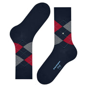 Burlington King Socks - Marine Navy