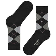 Burlington Queen Socks - Black/Aqua