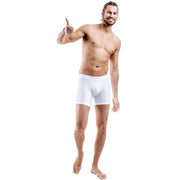 Comfyballs Cotton Long Boxer - Ghost White