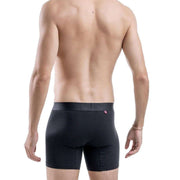 Comfyballs No Show Cotton Long Boxer - Black