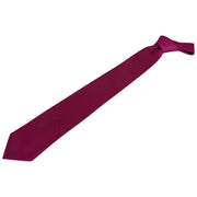 David Van Hagen Diagonal Ribbed Tie - Cerise