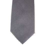 David Van Hagen Houndstooth Tie - Grey/White