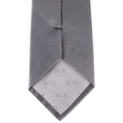 David Van Hagen Houndstooth Tie - Grey/White