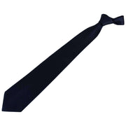 David Van Hagen Ribbed Squares Pin Dot Tie - Navy