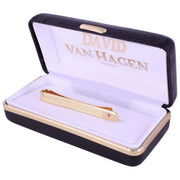 David Van Hagen Ruby Star Tie Slide - Gold