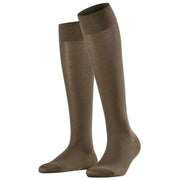 Falke Cotton Touch Knee High Socks - Military Green