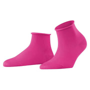 Falke Cotton Touch Short Socks - Berry Red