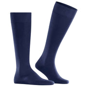 Falke Energizing Cotton Knee High Socks - Deep Blue