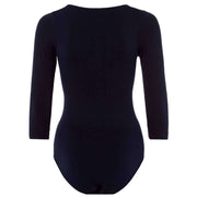 Falke Fine Cotton 3/4 Sleeve Bodysuit - Marine Navy