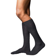 Falke No2 Finest Knee High Cashmere Socks - Anthracite Grey