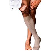 Falke No2 Finest Knee High Cashmere Socks - Pebble Melange