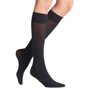 Falke Pure Matt 50 Denier Knee-High Tights - Marine Navy