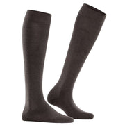 Falke Softmerino Knee High Socks - Dark Brown