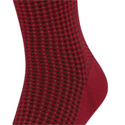 Falke Uptown Tie Socks - Scarlet Red