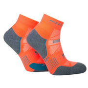 Hilly Supreme Anklet Med Socks - Neon Candy/Grey Marl