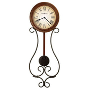 Howard Miller Kersen Wall Clock - Cherry Brown