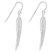 KJ Beckett Wing Drop Earrings - Silver