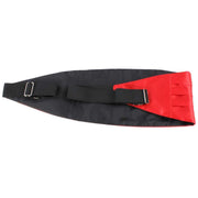 Knightsbridge Neckwear Bow Tie and Cummerbund Set - Red