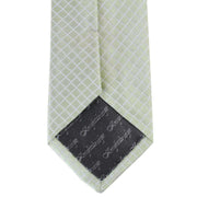 Knightsbridge Neckwear Check Tie and Pocket Square set - Green