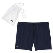 Lacoste Light Quick Dry Swim Shorts - Navy Blue/Green